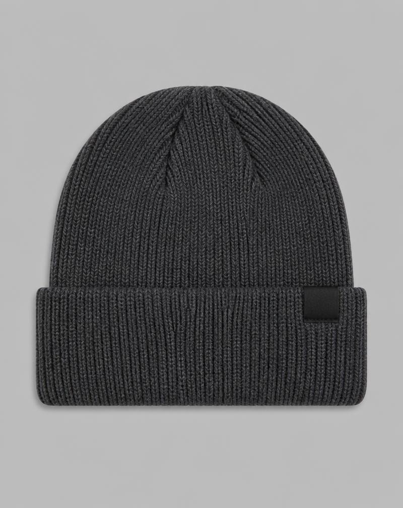 Ribbed Logo Beanie